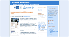Desktop Screenshot of concevoir.valdeloire.org
